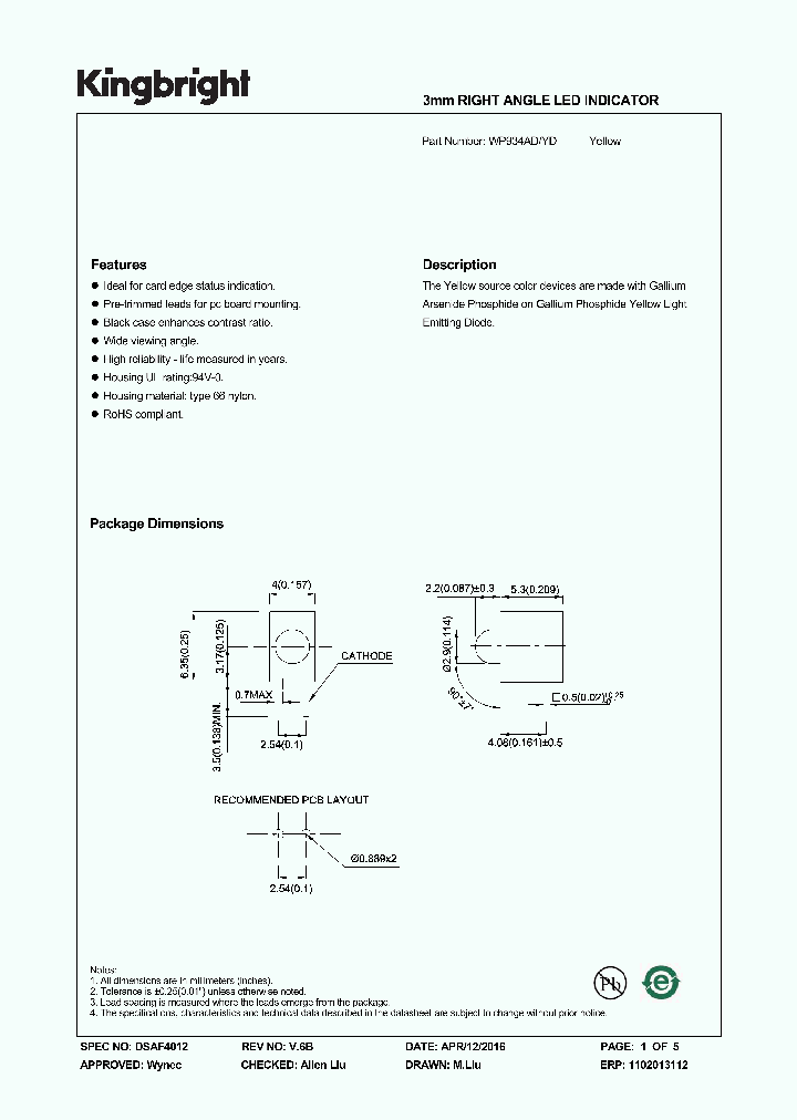 WP934AD-YD_9048082.PDF Datasheet