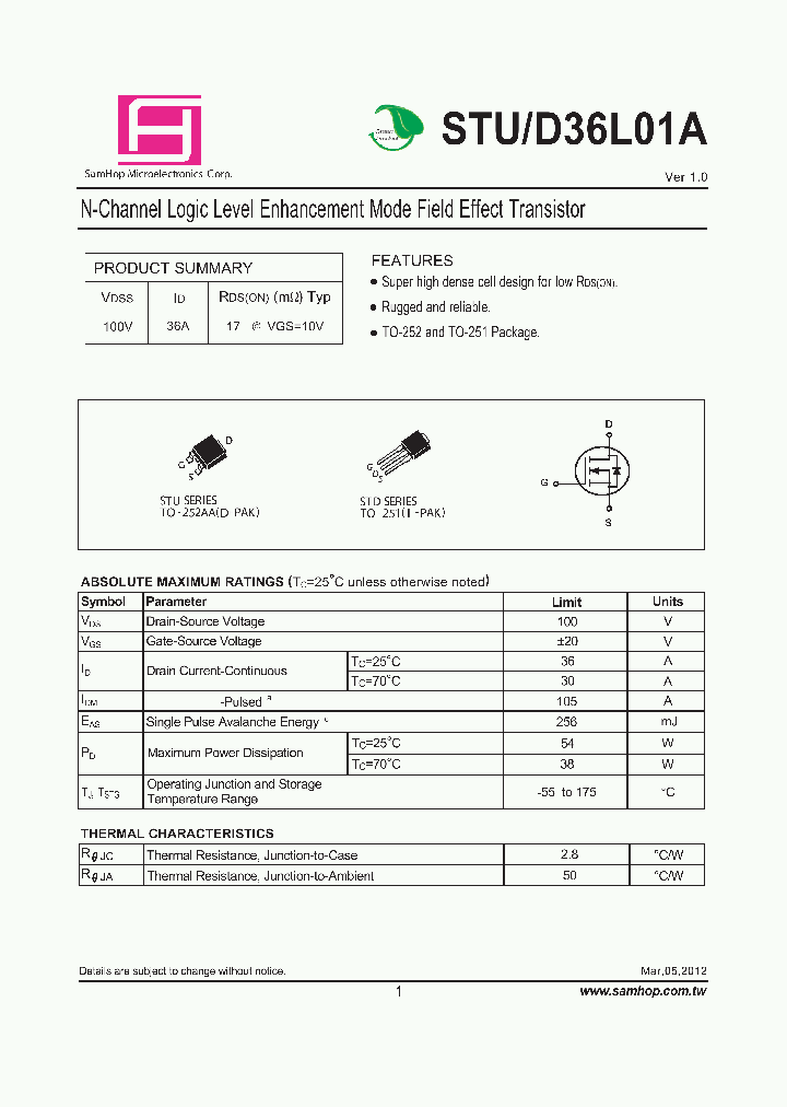 STUD36L01A_9069256.PDF Datasheet