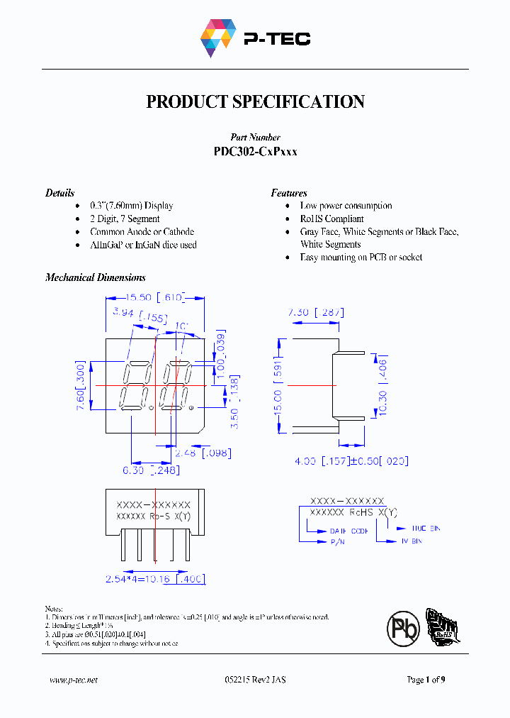 PDC302-CXPR11_9080533.PDF Datasheet