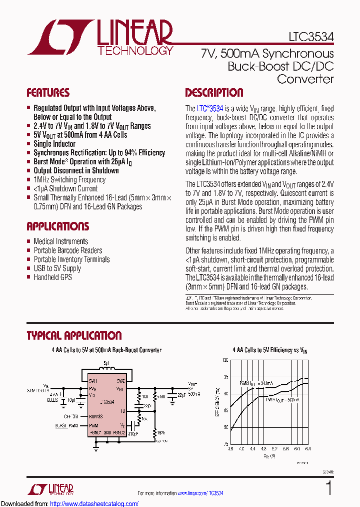 LTC3534EGNPBF_9093594.PDF Datasheet