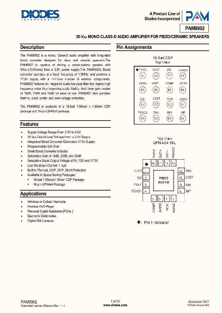 PAM8902ZER_9094028.PDF Datasheet