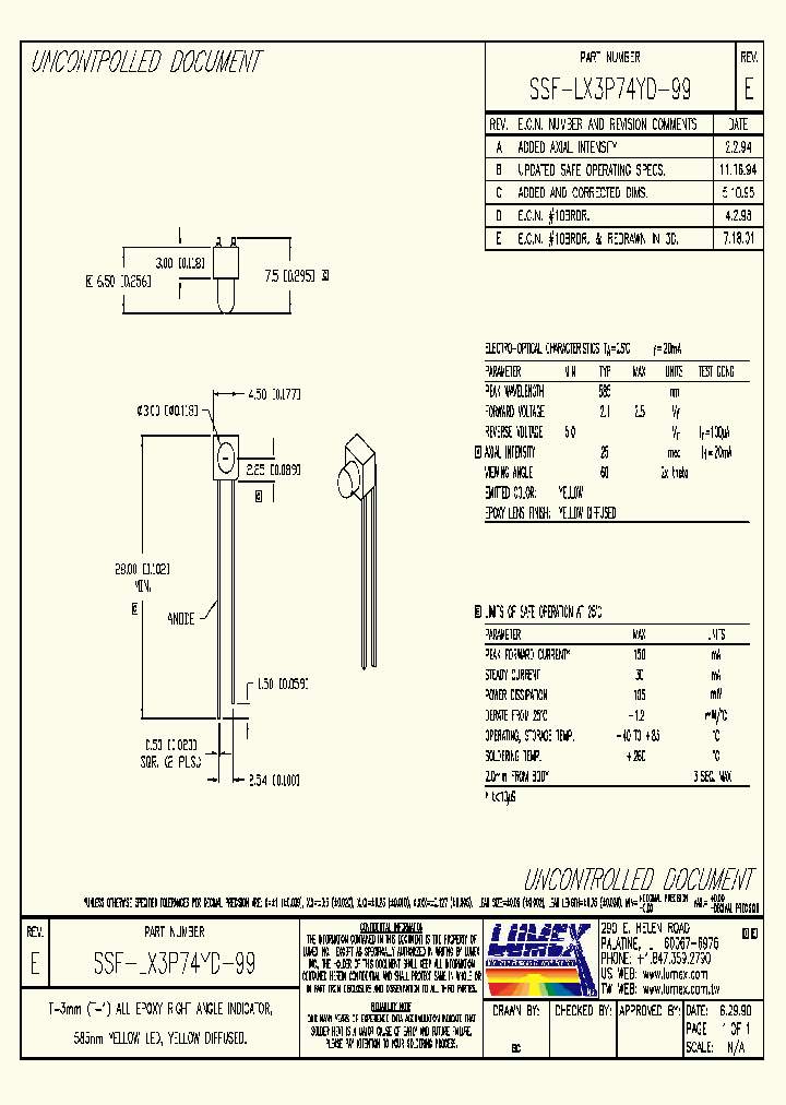 SSF-LX3P74YD-99_9111229.PDF Datasheet