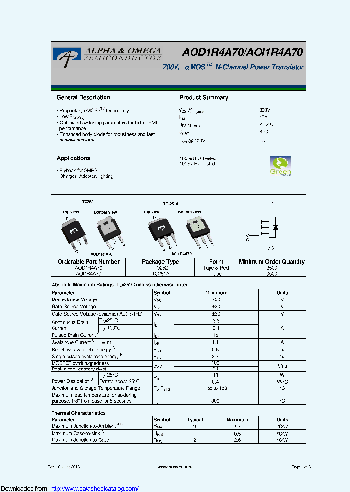 AOD1R4A70_9117832.PDF Datasheet