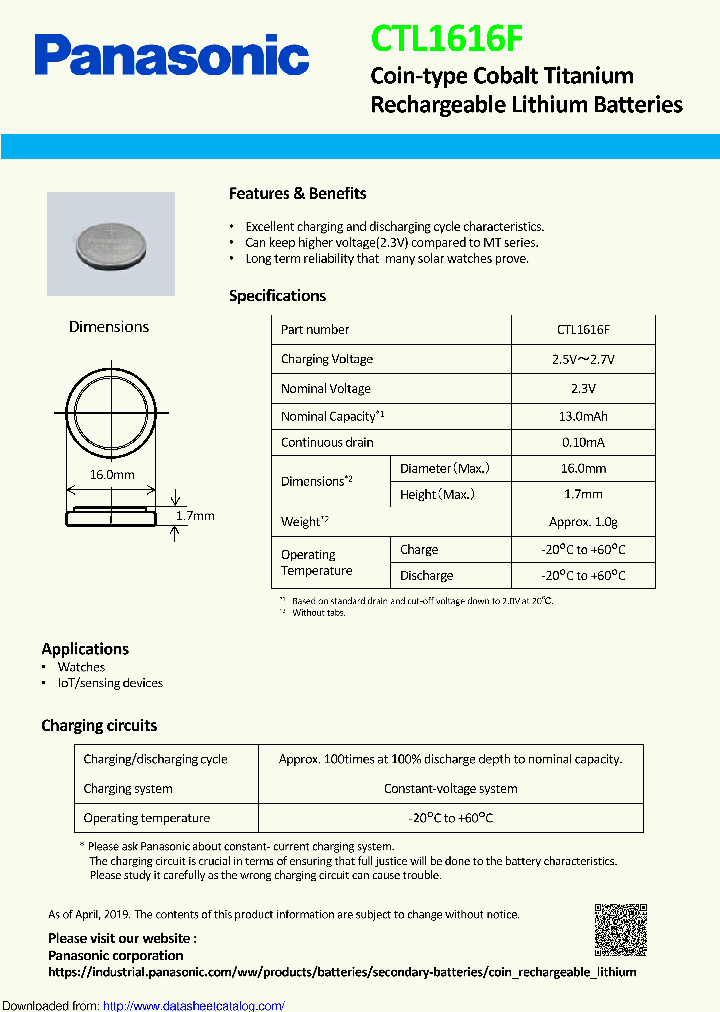 Panasonic ctl1616f outlet